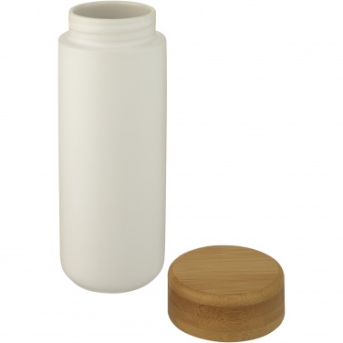 Logotrade promotional merchandise photo of: Lumi 300 ml ceramic tumbler with bamboo lid