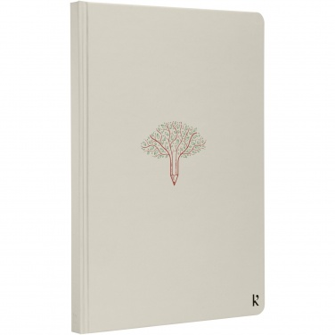 Logo trade business gifts image of: Karst® A5 stone paper hardcover notebook - lined