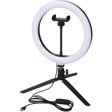 Logotrade advertising products photo of: Studio ring light for selfies and vlogging with phone holder and tripod