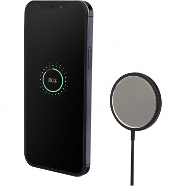 Logo trade promotional giveaways image of: Magclick 15W aluminium wireless charger