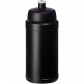 Baseline® Plus 500 ml bottle with sports lid, Solid black