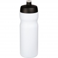 Baseline® Plus 650 ml bottle with sports lid, Solid black / White