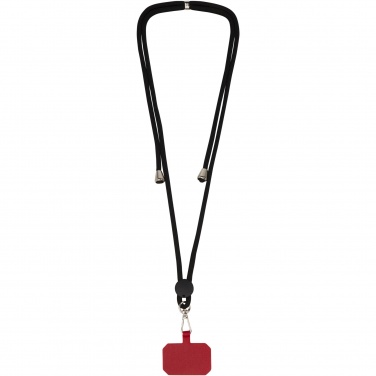 Logo trade promotional merchandise photo of: Kubi phone lanyard