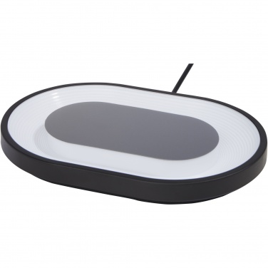 Logo trade promotional merchandise photo of: Ray wireless charging pad with RGB mood light