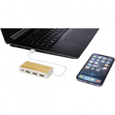 Logo trade promotional gifts picture of: Terrazzo USB 2.0 hub