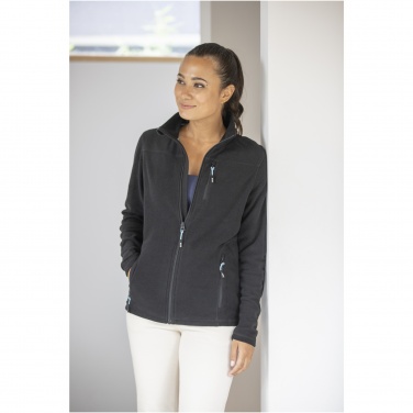 Logo trade promotional giveaways image of: Amber women's GRS recycled full zip fleece jacket