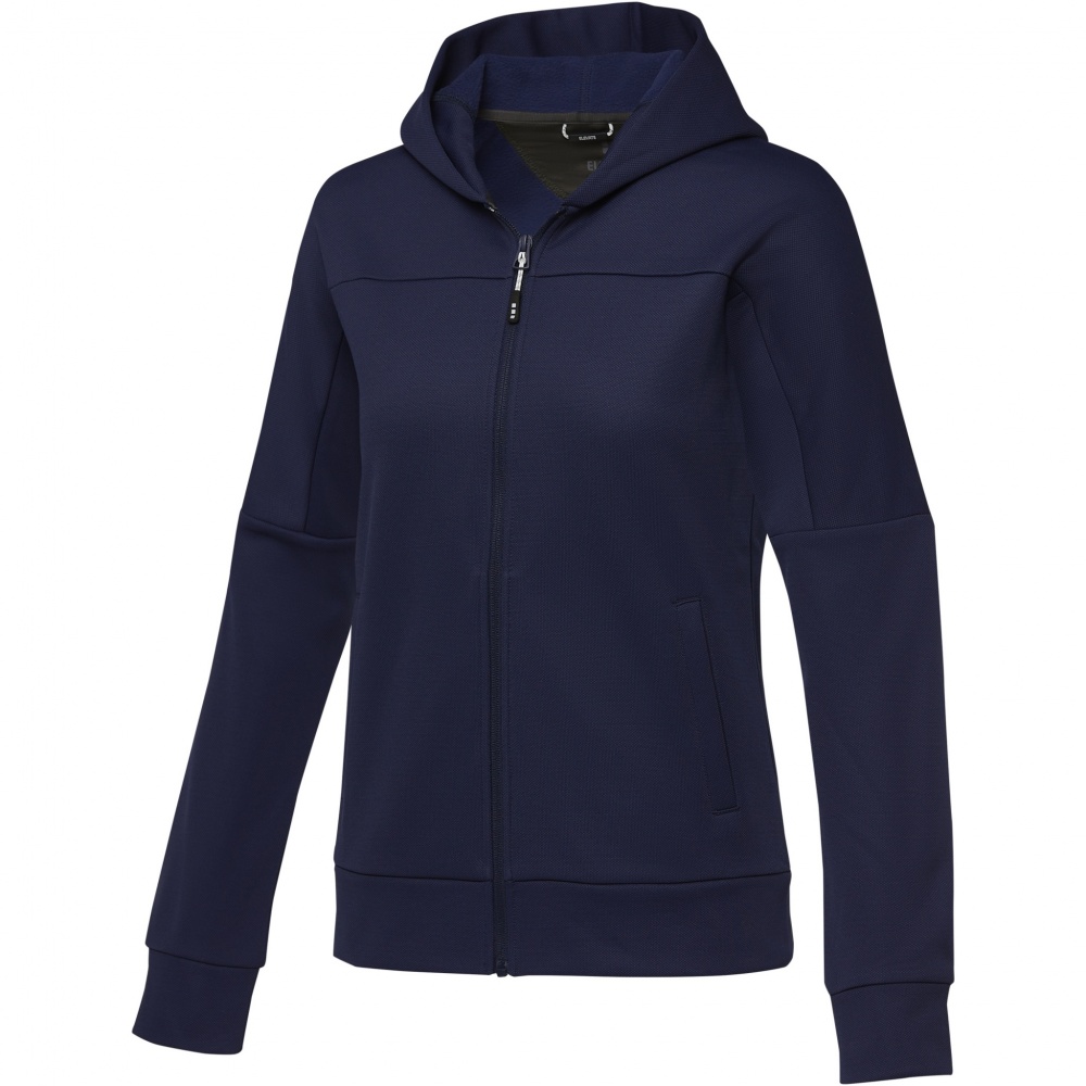 Logo trade business gifts image of: Nubia women's performance full zip knit jacket