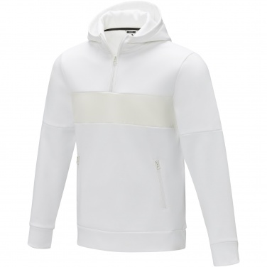 Logo trade promotional merchandise photo of: Sayan men's half zip anorak hooded sweater