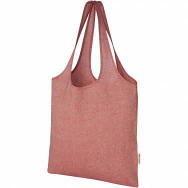 Logo trade promotional giveaways picture of: Pheebs 150 g/m² recycled cotton trendy tote bag 7L