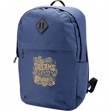 Logo trade advertising products image of: REPREVE® Our Ocean™ Commuter 15" GRS RPET laptop backpack 19L