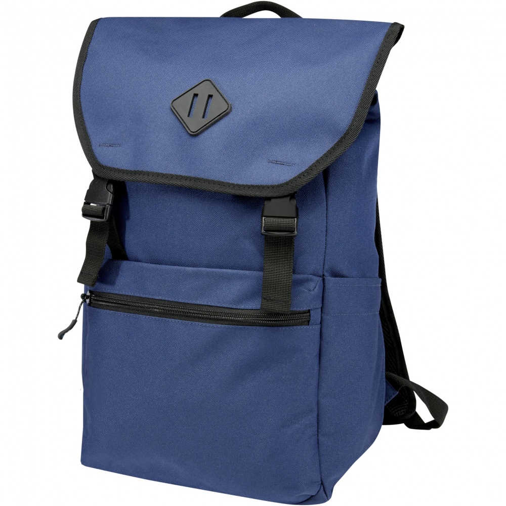 Logo trade promotional products picture of: REPREVE® Our Ocean™ 15" GRS RPET laptop backpack 19L