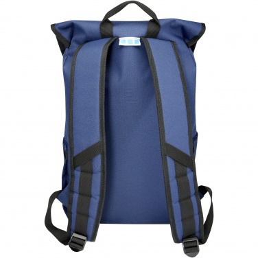 Logotrade business gift image of: REPREVE® Our Ocean™ 15" GRS RPET laptop backpack 19L