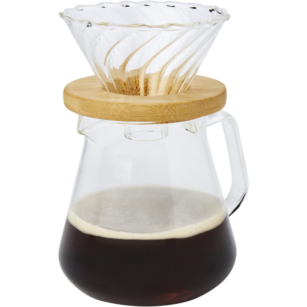 Logo trade promotional giveaways image of: Geis 500 ml glass coffee maker