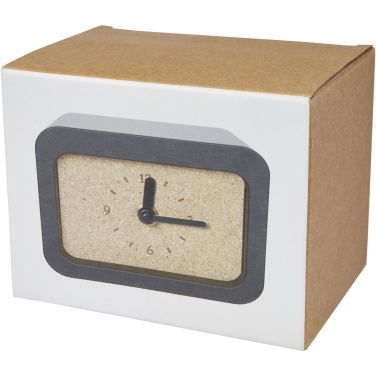 Logotrade advertising product image of: Momento wireless limestone charging desk clock