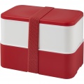 MIYO double layer lunch box, Red / White / Red