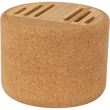 Logo trade promotional giveaways image of: Cerris 5W cork Bluetooth® speaker