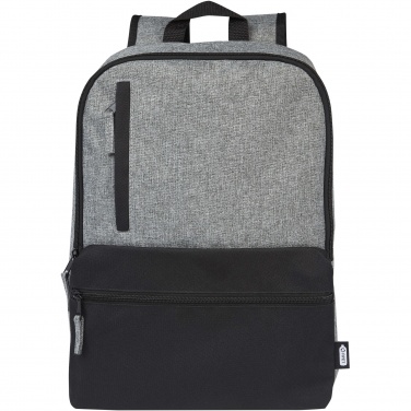 Logo trade promotional gifts picture of: Reclaim 15" GRS recycled two-tone laptop backpack 14L