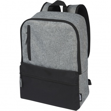 Logotrade promotional item picture of: Reclaim 15" GRS recycled two-tone laptop backpack 14L