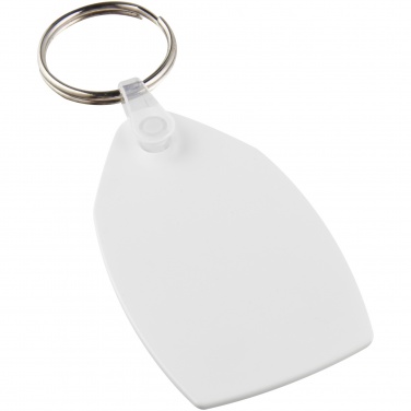 Logotrade promotional merchandise photo of: Tait rectangular-shaped recycled keychain