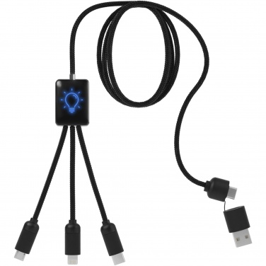 Logo trade corporate gift photo of: SCX.design C28 5-in-1 extended charging cable