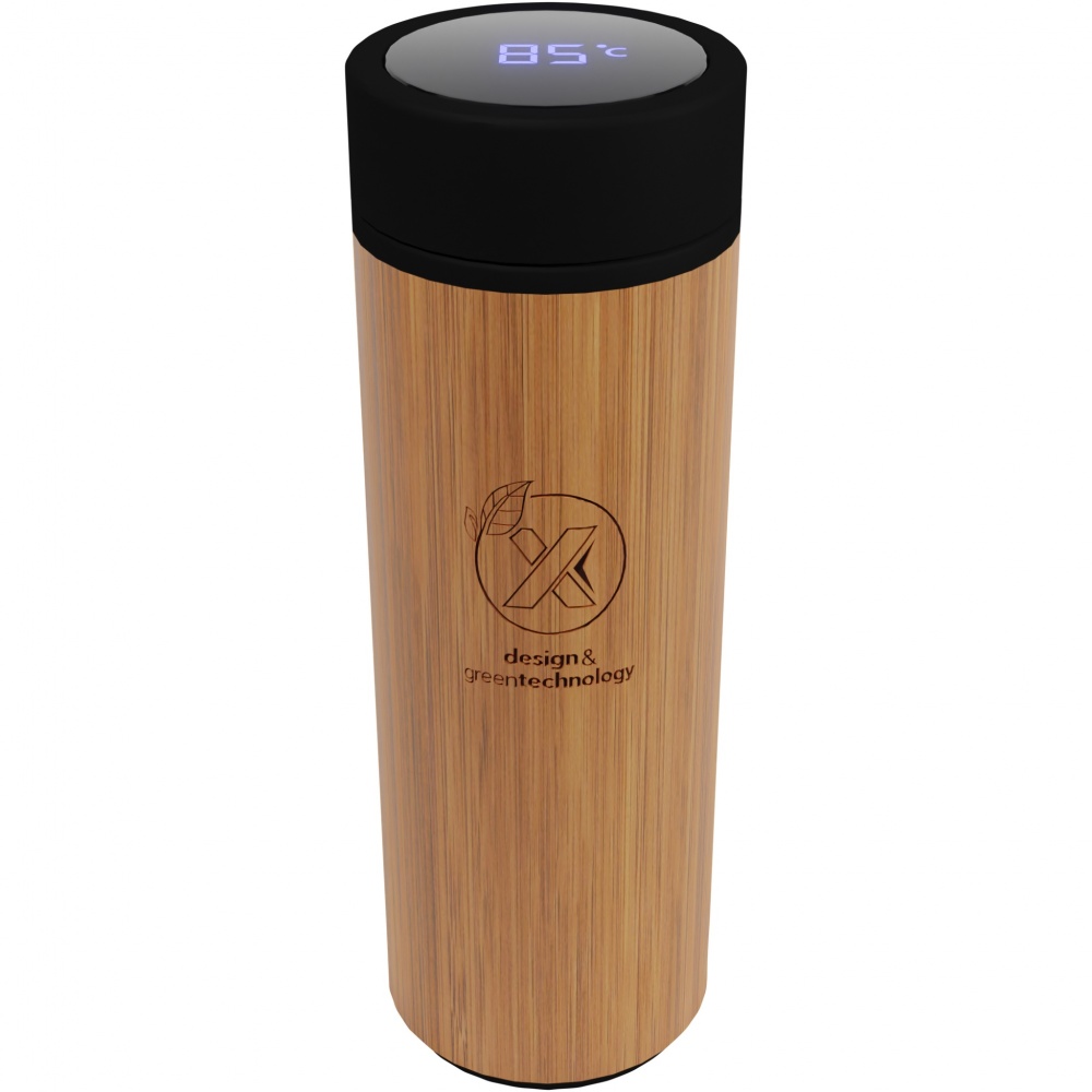 Logotrade promotional gift image of: SCX.design D11 500 ml bamboo smart bottle