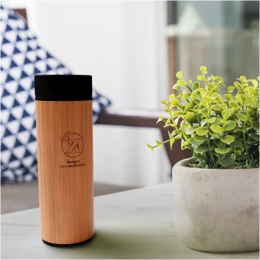 Logotrade corporate gift image of: SCX.design D11 500 ml bamboo smart bottle