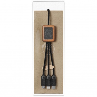 Logo trade corporate gifts picture of: SCX.design C29 3-in-1 bamboo cable