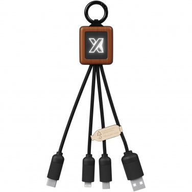 Logo trade promotional merchandise photo of: SCX.design C19 wooden easy to use cable