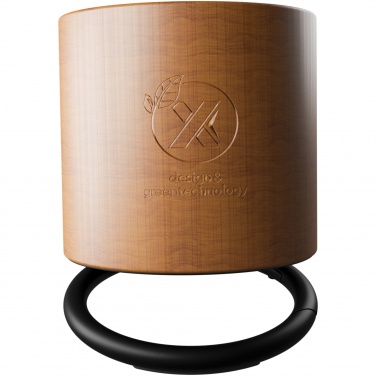 Logotrade corporate gift picture of: SCX.design S27 3W wooden ring speaker