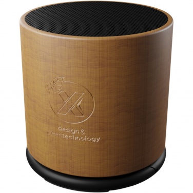 Logotrade promotional products photo of: SCX.design S27 3W wooden ring speaker