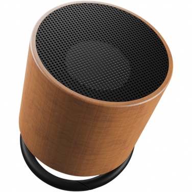 Logo trade promotional product photo of: SCX.design S27 3W wooden ring speaker