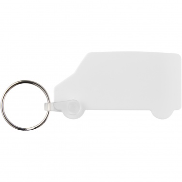 Logotrade promotional items photo of: Tait van-shaped recycled keychain