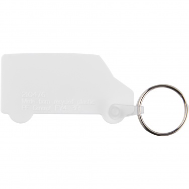 Logotrade advertising products photo of: Tait van-shaped recycled keychain