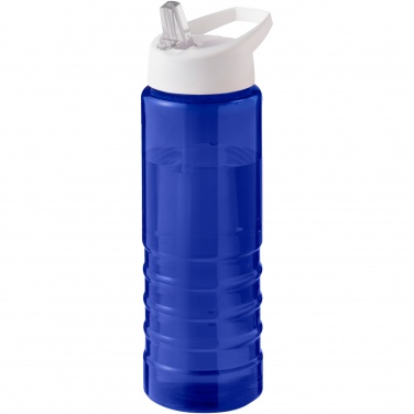 Logo trade promotional merchandise image of: H2O Active® Eco Treble 750 ml spout lid sport bottle 