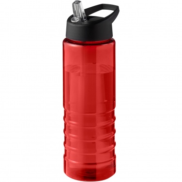 Logo trade corporate gift photo of: H2O Active® Eco Treble 750 ml spout lid sport bottle 