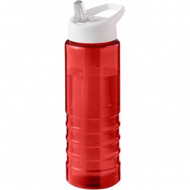 Logo trade corporate gifts image of: H2O Active® Eco Treble 750 ml spout lid sport bottle 