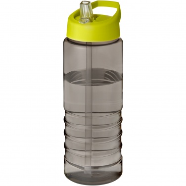 Logo trade corporate gift photo of: H2O Active® Eco Treble 750 ml spout lid sport bottle 