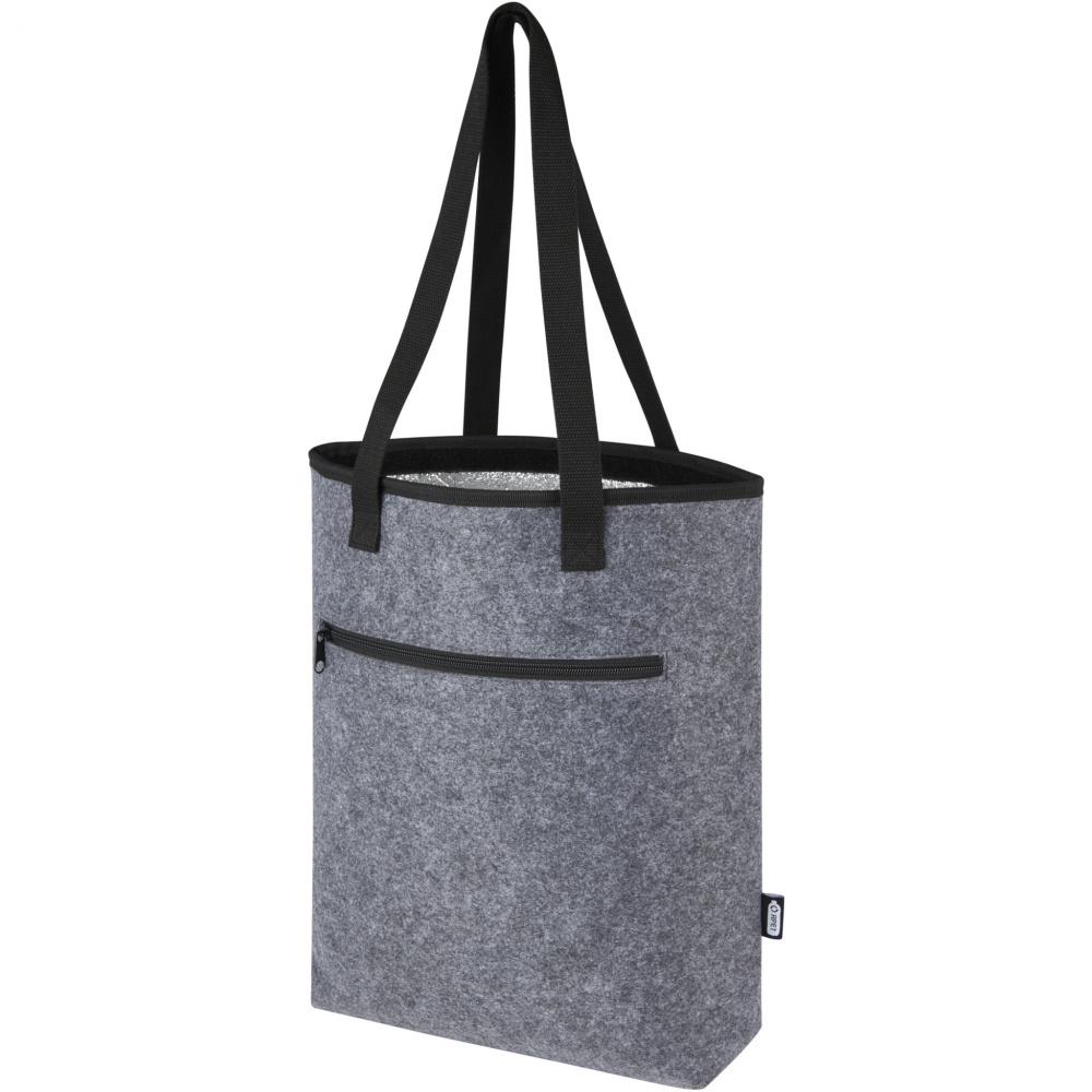 Logotrade corporate gift image of: Felta GRS recycled felt cooler tote bag 12L