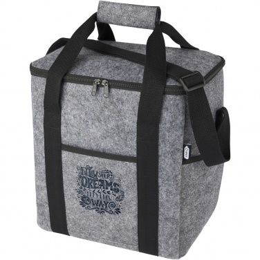 Logo trade promotional giveaway photo of: Felta GRS recycled felt bottle cooler bag 21L