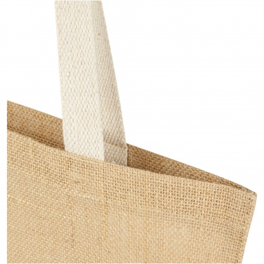 Logo trade corporate gifts image of: Juta 300 g/m² jute tote bag 7L