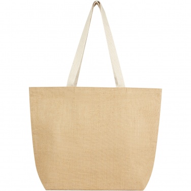 Logo trade promotional giveaways image of: Juta 300 g/m² jute tote bag 12L