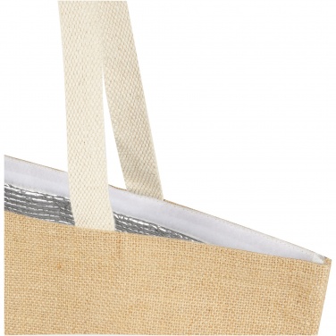 Logotrade promotional item picture of: Juta 300 g/m² jute cooler tote bag 12L