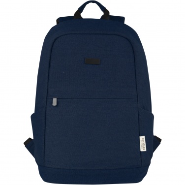 Logo trade promotional items picture of: Joey 15.6" GRS recycled canvas anti-theft laptop backpack 18L