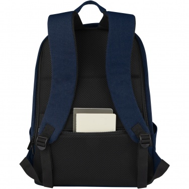 Logo trade advertising product photo of: Joey 15.6" GRS recycled canvas anti-theft laptop backpack 18L