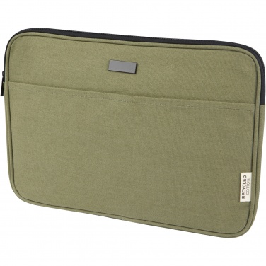 Logo trade promotional items picture of: Joey 14" GRS recycled canvas laptop sleeve 2L