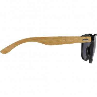 Logo trade promotional giveaways image of: Sun Ray ocean bound plastic and bamboo sunglasses