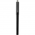 Mauna recycled PET gel rollerball pen, Solid black