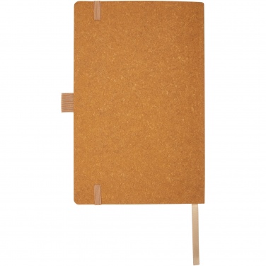 Logo trade promotional products image of: Kilau recycled leather notebook 