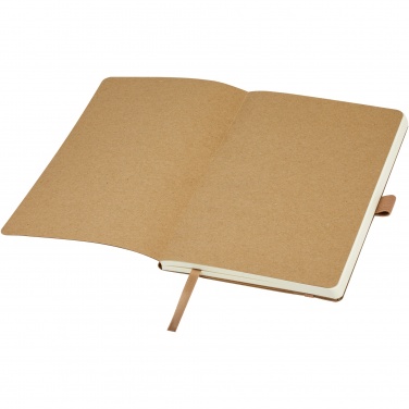 Logotrade promotional product picture of: Kilau recycled leather notebook 