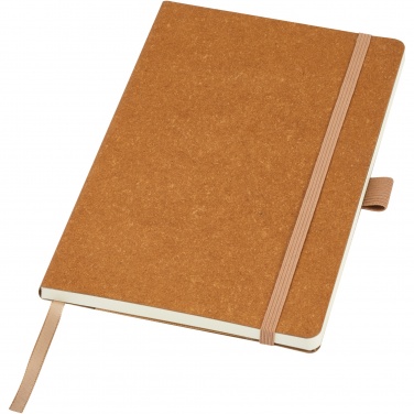 Logotrade promotional giveaway image of: Kilau recycled leather notebook 